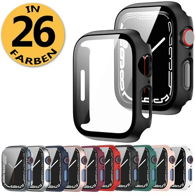 Case für Apple Watch Series 1-10  38-49mm Ultra Schutzhülle Glas 360-Grad Cover - Bild 1 von 4