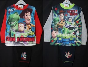 TOY STORY 4 Boy's Pyjamas / WOODY & BUZZ LIGHTYEAR PJs - Sizes 4-10 Years - Picture 1 of 36