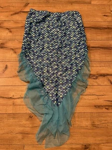 Girl Wonder Nation Swimsuit Skirt Cover-Up Aqua Little Mermaid Size XL (14/16) - Picture 1 of 5
