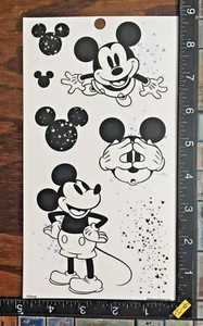 MICKEY  MOUSE THE HAPPY PLANNER, ONE SHEET BEAUTIFUL CLEAR VINYL STICKERS #THP05 - Picture 1 of 2