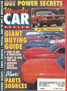 MUSCLE CAR REVIEW 1992 OCT - MACHINE, HARRELL, 428CJ, FIREBIRD 400, '64 GOAT - Imagen 1 de 1