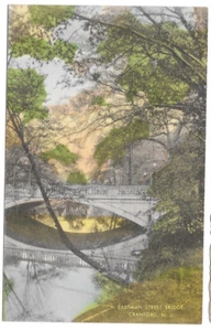 CRANFORD NJ-RAHWAY RIVER-DAM-COLORED-UNION COUNTY NEW JERSEY 1947 - Picture 1 of 2