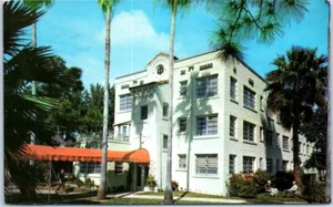 Bay Shore Manor Apartments St. Petersburg, Florida FL um 1960 - Postkarte - Bild 1 von 2