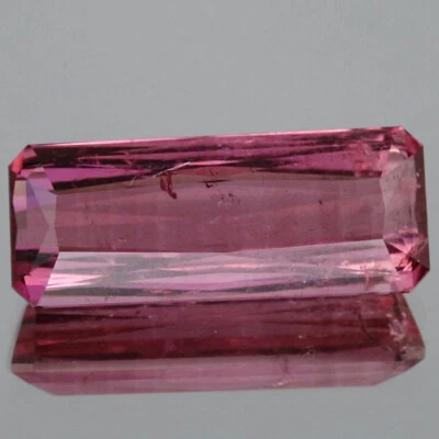 Video_6.74cts_Natural Tourmaline_Brazil_Vivid Purplish Pink_Emerald Cut_2p737 - Изображение 1 из 2