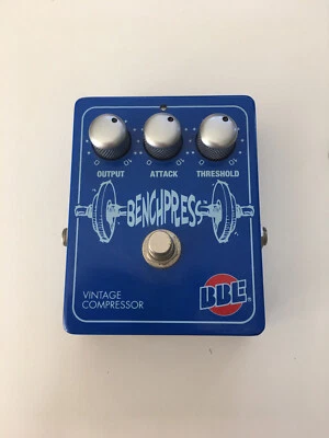 Prensa de banco de sonido BBE compresor de colección press de banco pedal efecto guitarra raro Foto 1 de 4