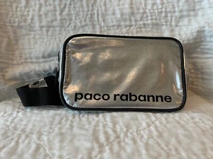Paco Rabanne Fanny Pack Silver Metallic Belt Bag - NWOT - Picture 1 of 4