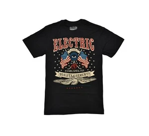 Camiseta Eléctrica Visual PATRIOT Negra Multi Envejecimiento Gráfico S/S Regular para Hombre - Imagen 1 de 2