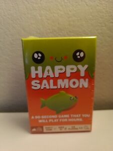 Happy Salmon Family-Friendly Party Card Game  Ages 6+  by Exploding Kittens 