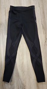 CW-X Tight Womens Medium Black Joint Support  3/4 Compression Pants
