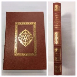 1980 Stephen Crane "Red Badge of Courage" Collector's Edition Leather Bound Book - Picture 1 of 1