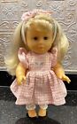 Corolle Doll 11” All Vinyl Doll w/ Long Blonde Hair & Outfit  Sleepy Eyes