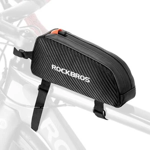 Bolsa de marco ROCKBROS bolsa de bicicleta bolsa de tubo 1L impermeable - Imagen 1 de 10
