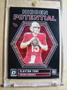 Clayton Tune Donruss Optic Rookie 2023 potencial oculto negro Pandora RC/25 unidades - Imagen 1 de 5