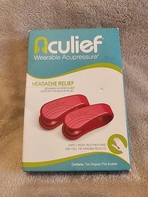 Acupresión portátil acupresión para alivio del dolor de cabeza 2 regular rosa nuevo Foto 1 de 4