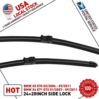 PAR DE LIMPIAPARABRISAS PARA BMW X5 03-2008-09-2011 (E70) Foto 1 de 4