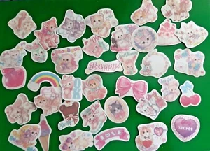 Cute Cartoon Cats Kawaii Stationery Stickers 30pcs/lot Diary Planner Decorative - Picture 1 of 6