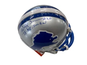 Billy Sims Autographed Detroit Lions Mini Helmet "78 Heisman" PSA Authentic - Picture 1 of 2