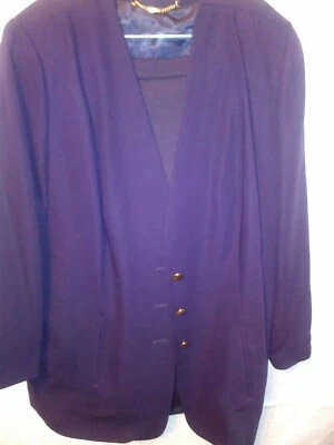 复古纪梵希西装外套和裙子套装 — 第 1/4 张图片