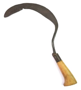 Vintage Hand Scythe Sickle – Indien Old Farming Tool – Rustic Décor. G47-279 - Picture 1 of 8