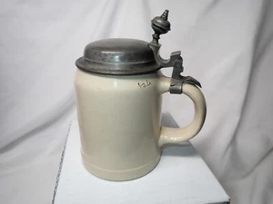 VINTAGE VILLEROY & BOCH MUG STEIN GERMANY METTLACH PATTERN 1526 II 1/2 Litre - Picture 1 of 8