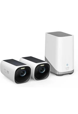 eufy S330 eufyCam 3 2-Cam Kit 4K Security Camera Outdoor Wireless W/ Solar Panel - Image 1 of 4