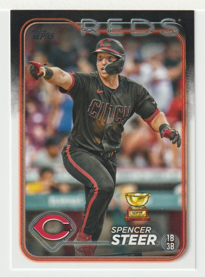 Spencer Steer - Cincinnati Reds (Baseball Card) 2024 Topps # 485 Mint - Image 1 of 1