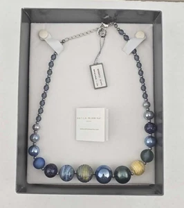 Antica Murrina Venezia Murano Glas Multicolor Perlenkette offene Box - Bild 1 von 12