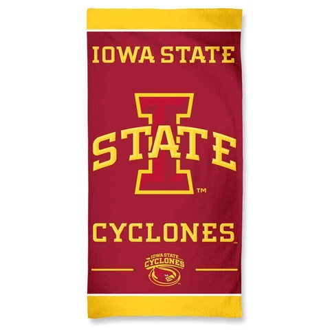 Iowa State Cyclones Cotton Fiber Beach Towel Cover