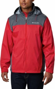 Columbia Men's Glennaker Lake Rain Jacket | Mountain Red | Size-XL. - Picture 1 of 7