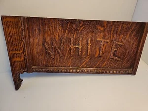 Vintage WHITE Rotary Treadle Sewing Machine Wood Front cabinet parts pieces - Picture 1 of 12