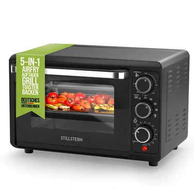 B-Ware Minibackofen mit Umluft (18L) 120 Min. Timer, 1300W, Doppelglastür - Bild 1 von 4