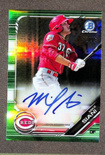 2019 Bowman Chrome Prospects #CPA-MS Mike Siani RC Auto Green Refractor SP #/99