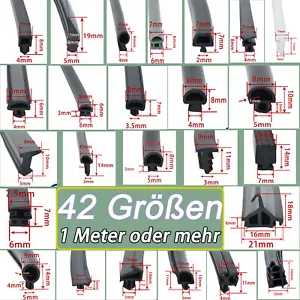 Fensterdichtung 1M - 2M Gummidichtung Türdichtung Dichtband EPDM Dichtung - Bild 1 von 47