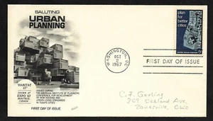#1333 5c Planificación urbana - Fleetwood FDC - Imagen 1 de 2