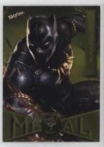 2022 Marvel Metal Universe Spider-Man Yellow Light FX Black Panther #11 08wd