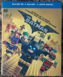 NEW The LEGO Batman Movie 3D Blu-ray 2-Disc Set w Slipcover Mexico Import - Picture 1 of 2