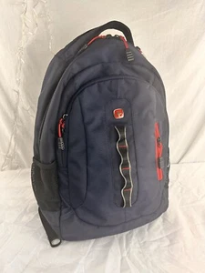SWISS GEAR WENGER RUCKSACK MARINEBLAU MIT ROTEM BESATZ MIT LAPTOPTEIL - Bild 1 von 12