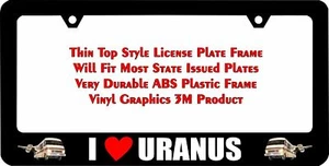 Marco de matrícula personalizado Spaceballs I Love URANUS - Imagen 1 de 2
