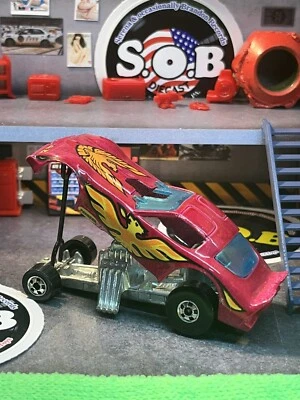 Hot Wheels Blackwalls 1977 Pontiac Firebird Pink Funny Car Dragster NM Condition - Image 1 of 4