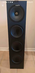 KEF - Q950 8" 2.5-Way Floor-standing Speaker (Each) - Satin Black(Open Box)