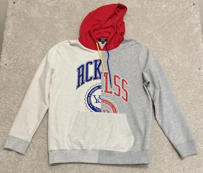 Sudadera con capucha pulóver gris XL para hombre Young & Reckless Y&R 'Reckless Los Angeles' nueva sin etiquetas Foto 1 de 4