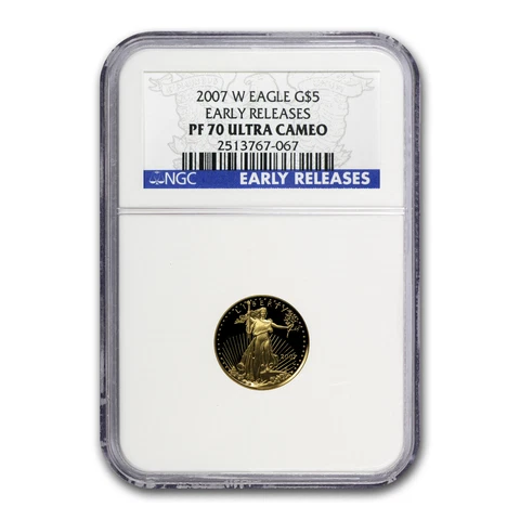 2007-W 1/10 oz Proof Gold American Eagle PF-70 NGC (ER) - SKU#27525 Cover