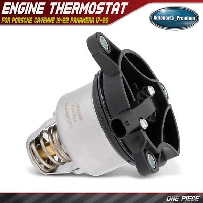 Termostato controlador refrigerante para Porsche Cayenne 2019-2022 Panamera 2017-2020 Foto 1 de 4