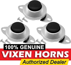 UNIVERSAL CAR MOMENTARY/PUSH SWITCH HORN BUTTON FOR TRAIN HORN 3-PACK VXA7001-3 - Foto 1 di 6