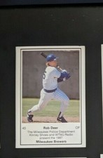 1987 Milwaukee Brewers Police Department Cards - Choose 1!