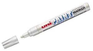 182001 - Lackmarker Uni Paint PX-20 Rundspitze 2 - 3 mm dick weiß 1 Stück - Bild 1 von 5