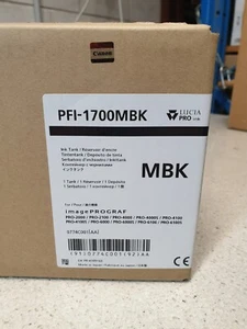 Genuine Canon PFI-1700MBK Matte Black for imagePROGRAF PRO-2000 / 4000 / 6000 - Bild 1 von 3