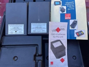 MPSI Pro Link 9000 Computer Diagnostic Tool PLASTIC CASE + 2 UNTESTED CARTRIDGES - Picture 1 of 9