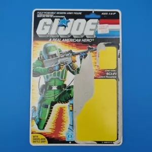 1985 Hasbro GI Joe Sci-Fi Laser Trooper nur Kartonrückseite - Bild 1 von 6