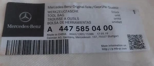 NEW GENUINE MERCEDES W447 TOOL BAG A 447 585 04 00 A4475850400 - Picture 1 of 4